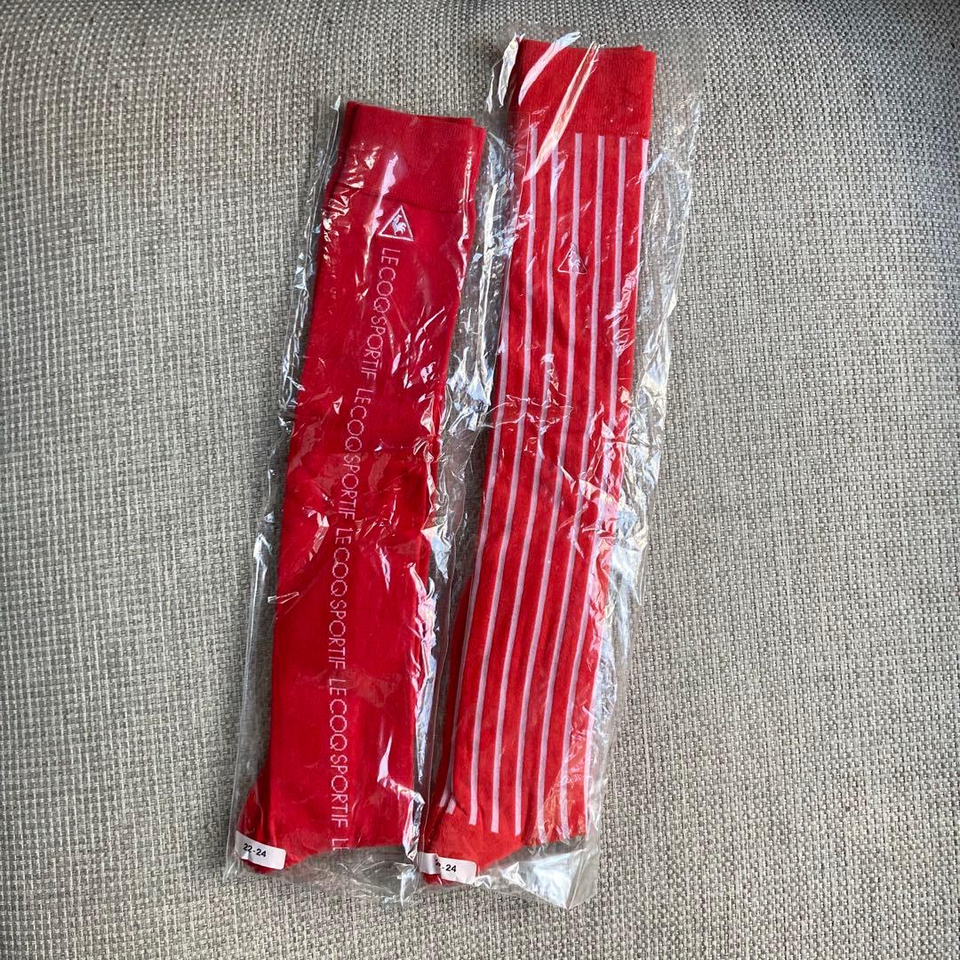 【新品】ルコックゴルフ　ソックス　ニーハイ　ハイソックス　6足セット　22〜24