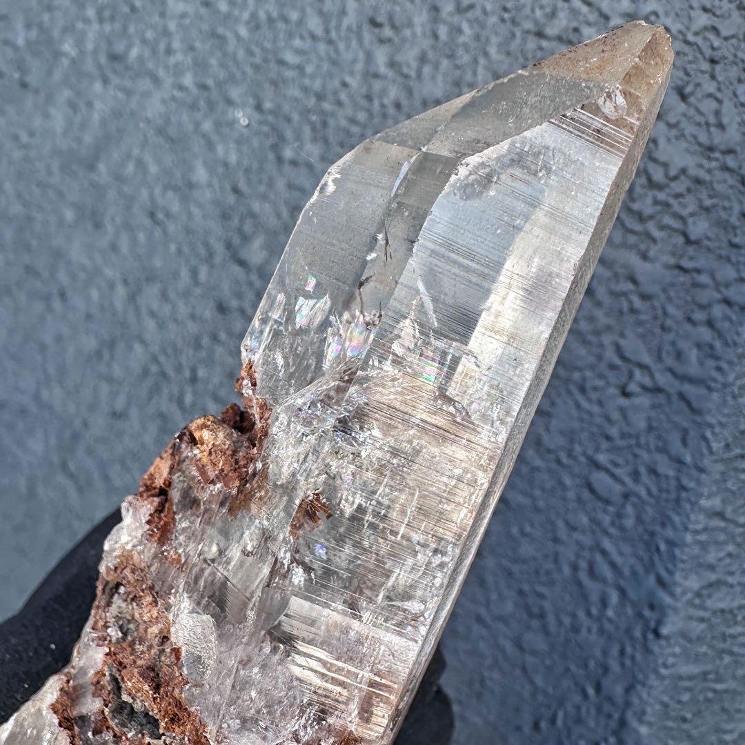 希少高透明度❗️マニカラン産レインボー☆ヒマラヤ水晶クラスター強いパワーA1524