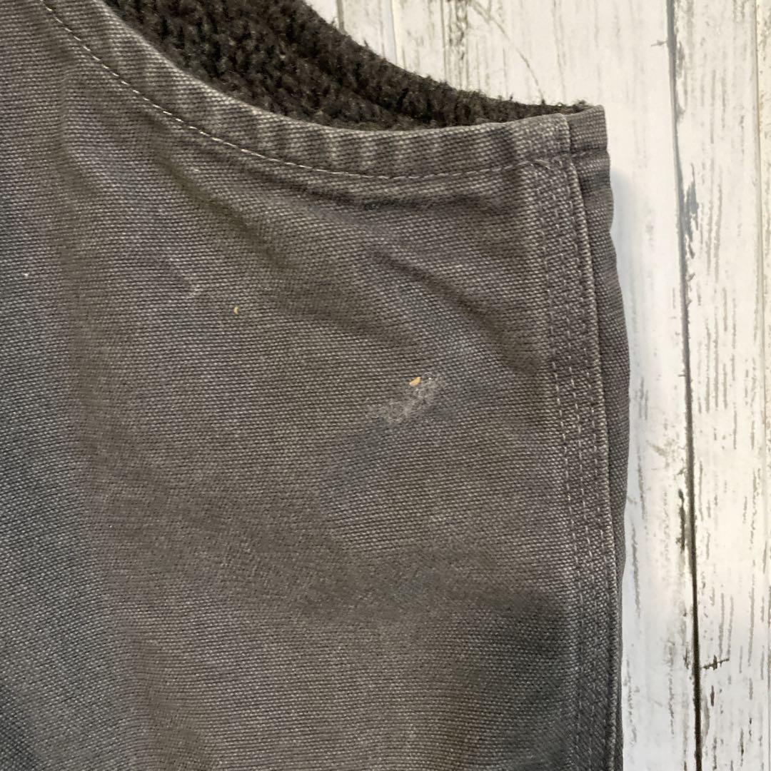 【名作】カーハート ダックベスト GVL グレー V33 2XL メキシコ製