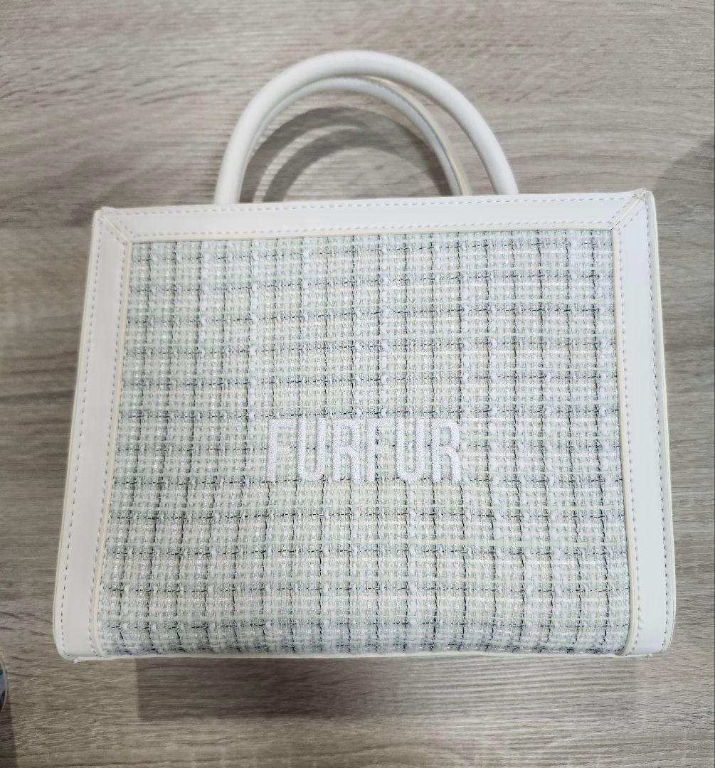 FURFUR ミント ツイード バッグ ショルダー