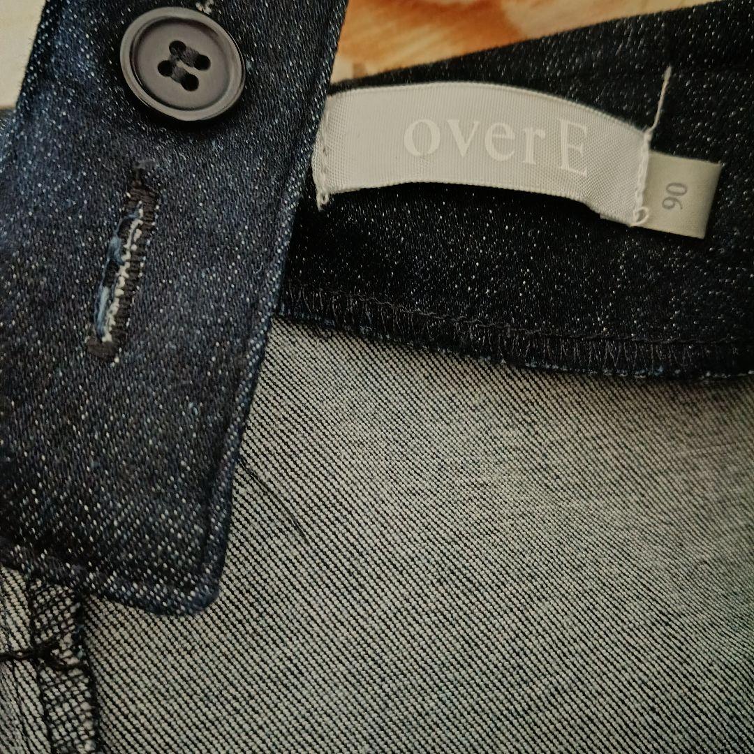 極美品　overE オーバーイー　キャミワンピ　ロングワンピース　フロントジップ