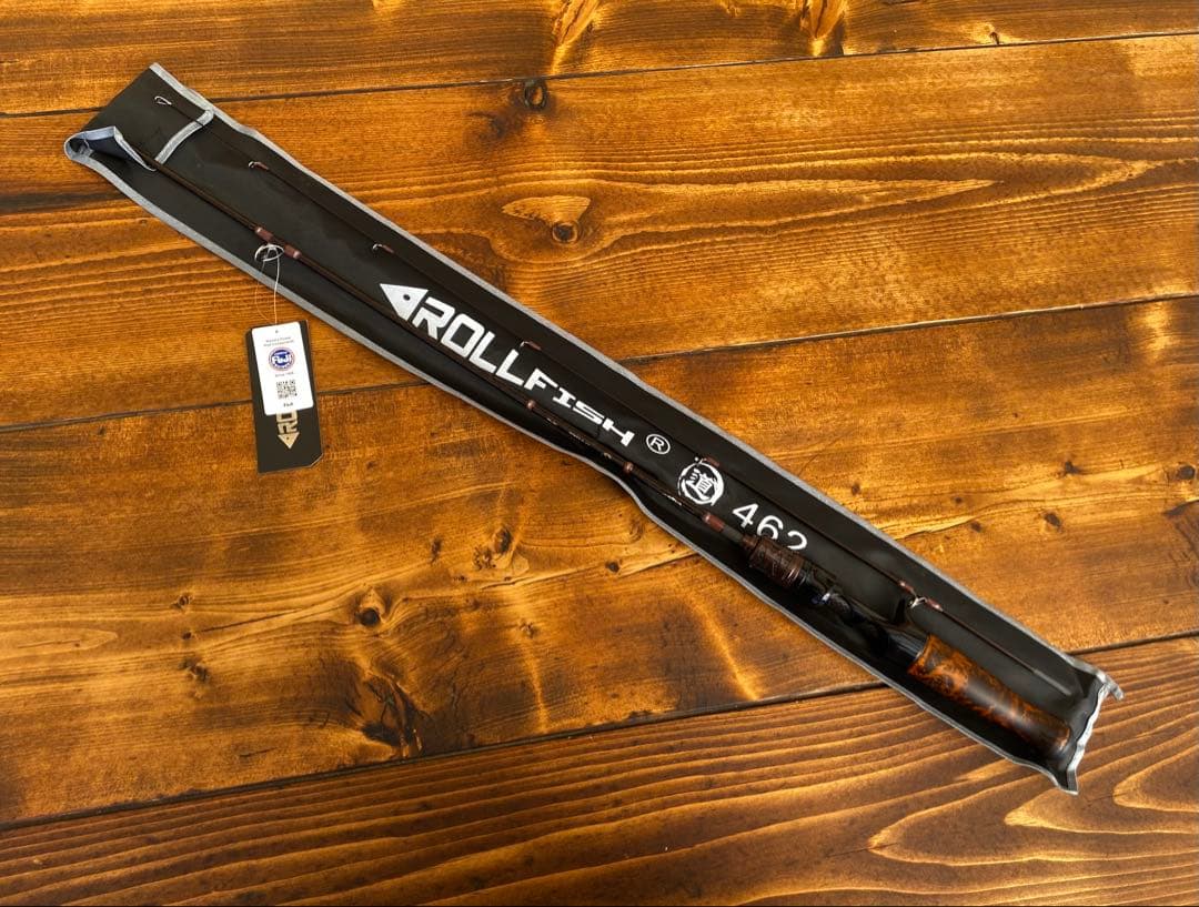 トラウトロッド　4ft6inch 2ピースベイトロッド　ウッドグリップ　渓流釣り