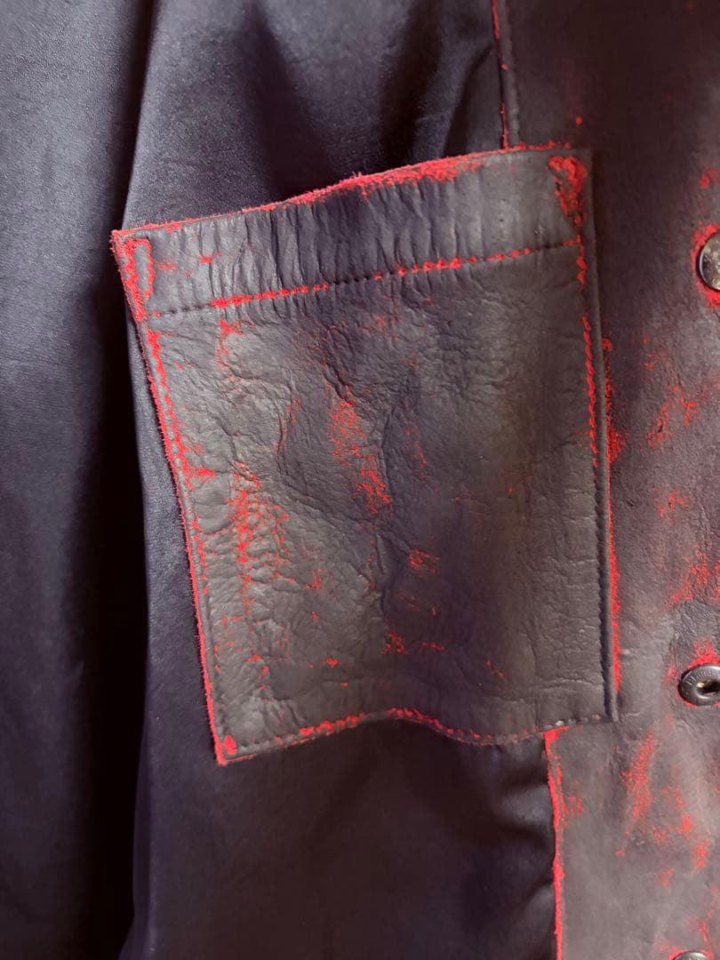 ink インク　スエード　コーチジャケット　リカラー