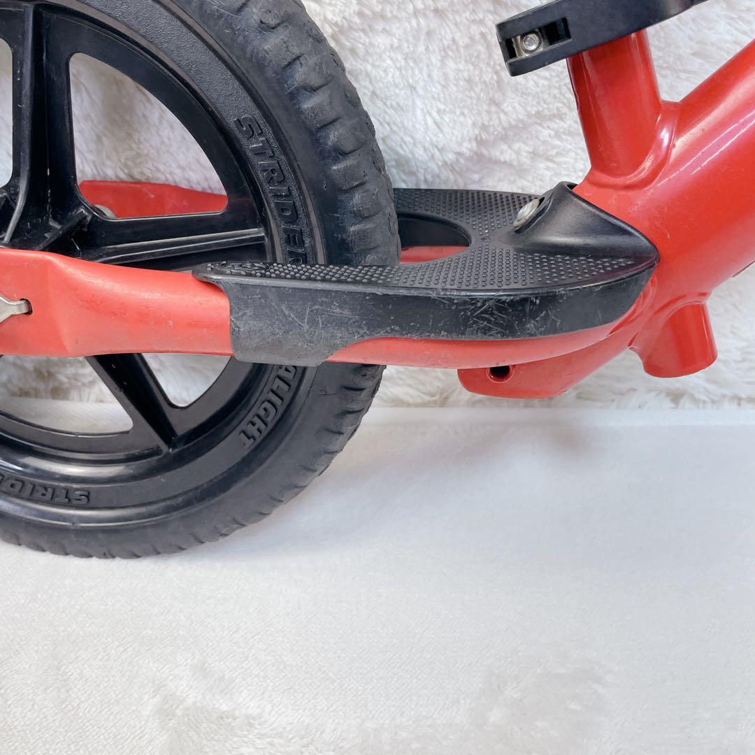 ✨美品✨　STRIDER 12インチSPORT 大人気色 赤 サドル延長バー付