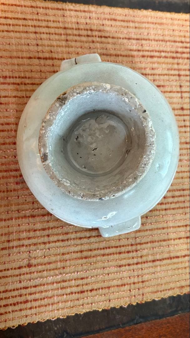 古民具　香炉白磁　李朝　朝鮮美術 骨董　金継