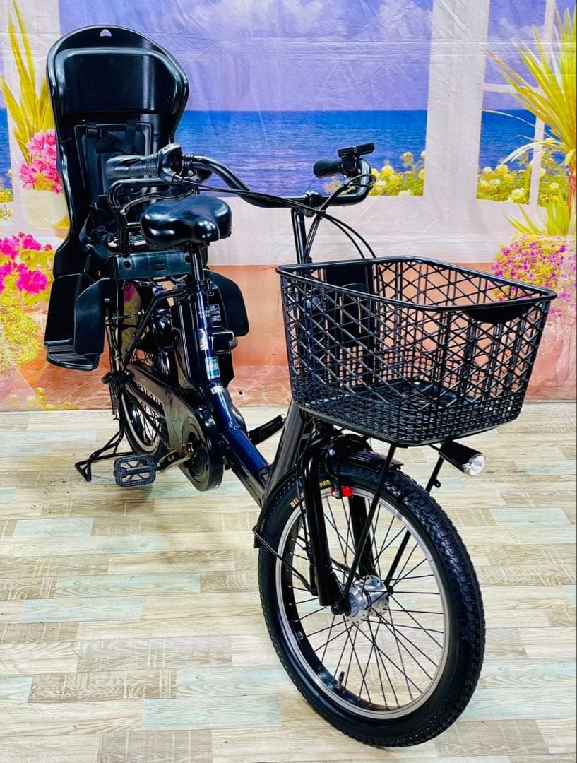 ギュットアニーズ⭐️13AH！パナソニック子供乗せ 電動アシスト自転車Y3735
