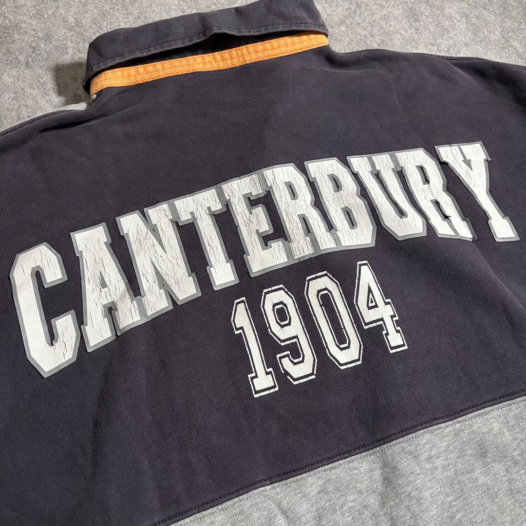 Canterbury シャツ 刺繍ロゴ 00s シティーボーイ グランジ 平成