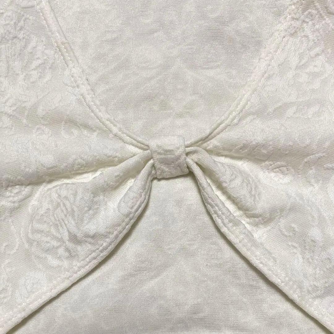 美品　chacott カシュクール　110cm 白　アイボリー　ホワイト　ボレロ