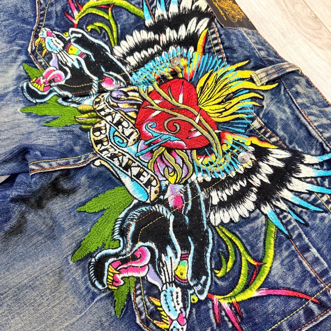 CHRISTIAN AUDIGIER 36×32 刺繍　かっこいい　美品