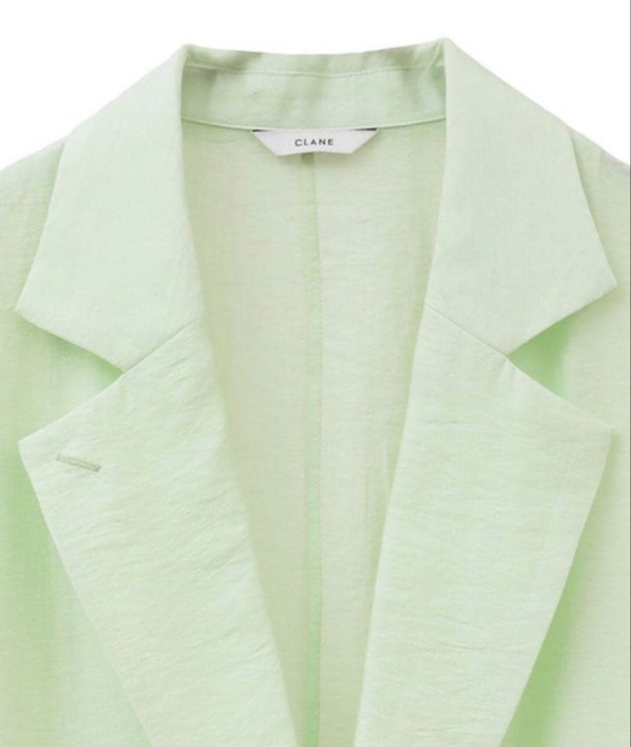 【未使用品】CLANE クラネ SHEER TAILORED SHIRT ミント