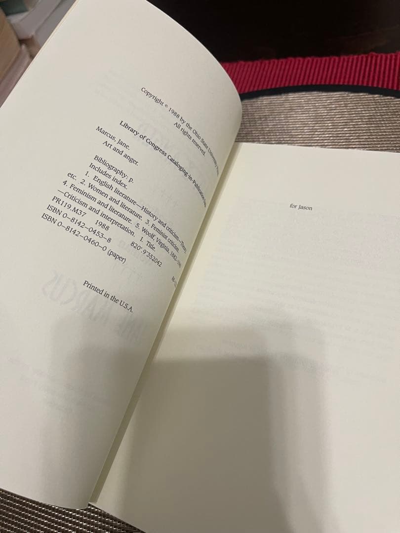 洋書 Art & Anger by Jane Marcus