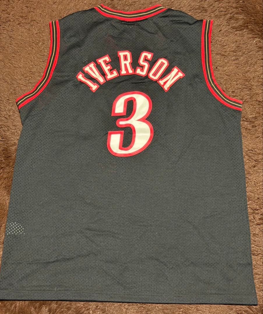 【超レア当時物】アレン・アイバーソン シクサーズユニフォームXXL