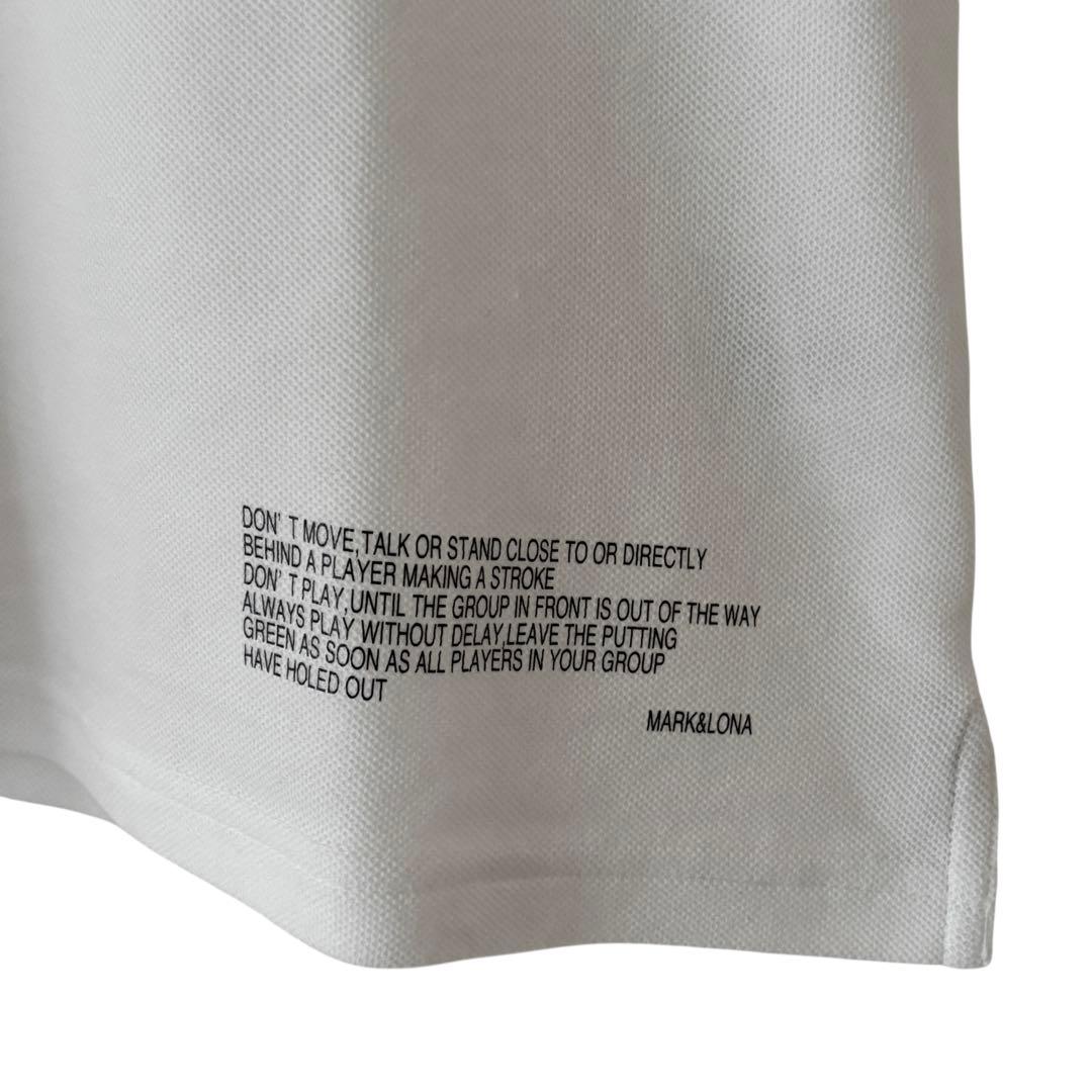 MARK&LONA マークアンドロナ スカル ゴルフ ポロシャツ 2枚襟 38