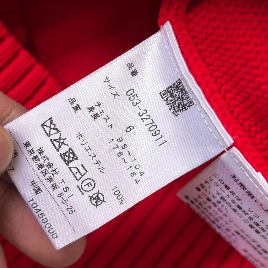 未使用級　PEARLY GATES 上田桃子　コラボ　赤 ウサギ刺繍 セーター