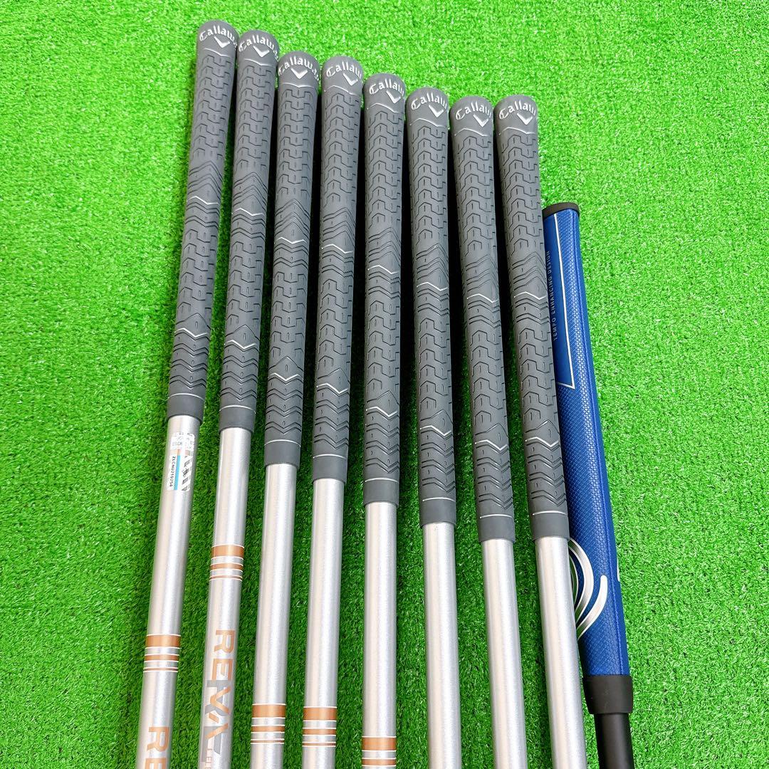 ポポ　キャロウェイ　REVA レディースゴルフクラブセット　9本　右　L