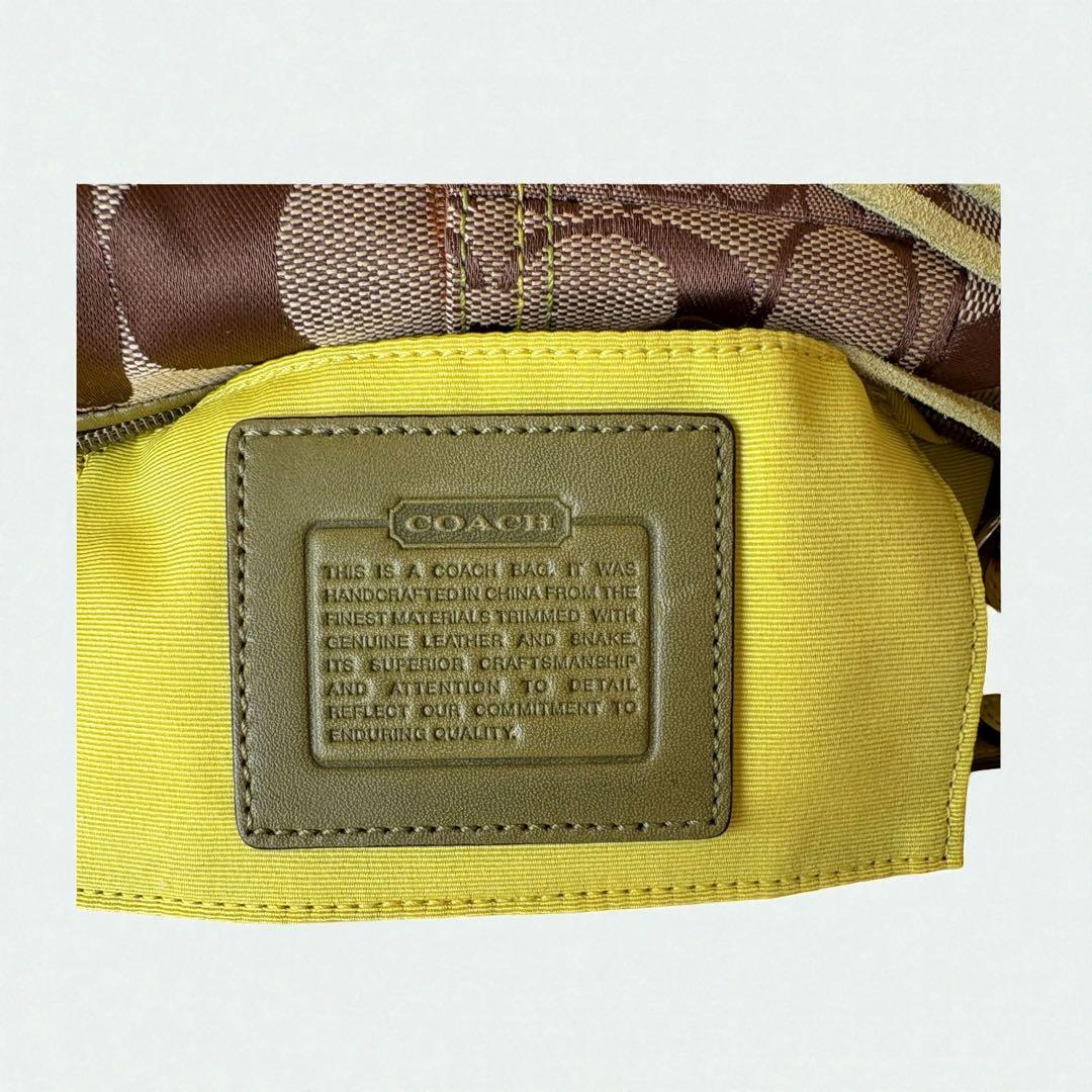 バッグ coach signature mini Soho hand bag y2k