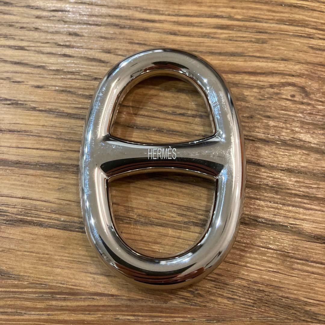 HERMES スカーフリング シェーヌダンクル