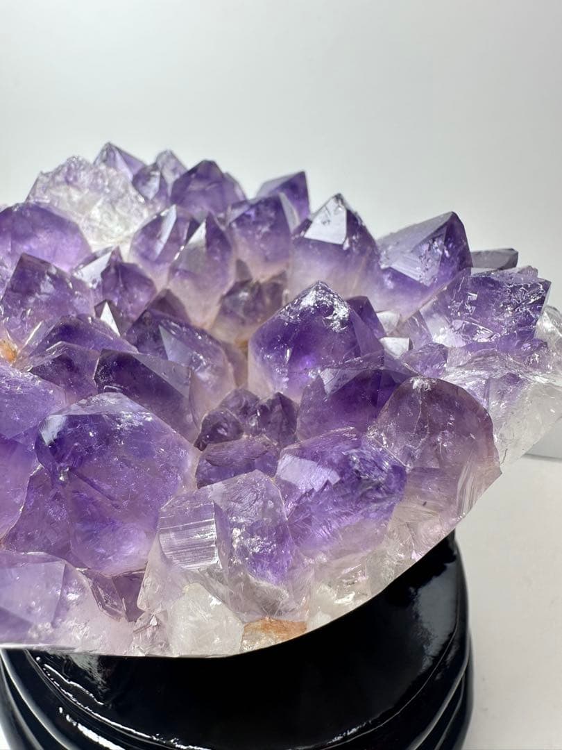 ✨フラワーアメジストクラスター 724g 紫水晶 原石 天然石 置物 ②