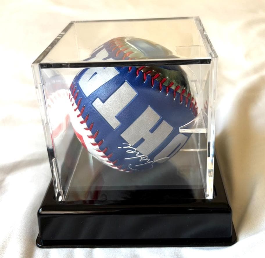 ドジャース 大谷翔平 2025個限定 サイン/画像/背番号/ケース/スタンド付き