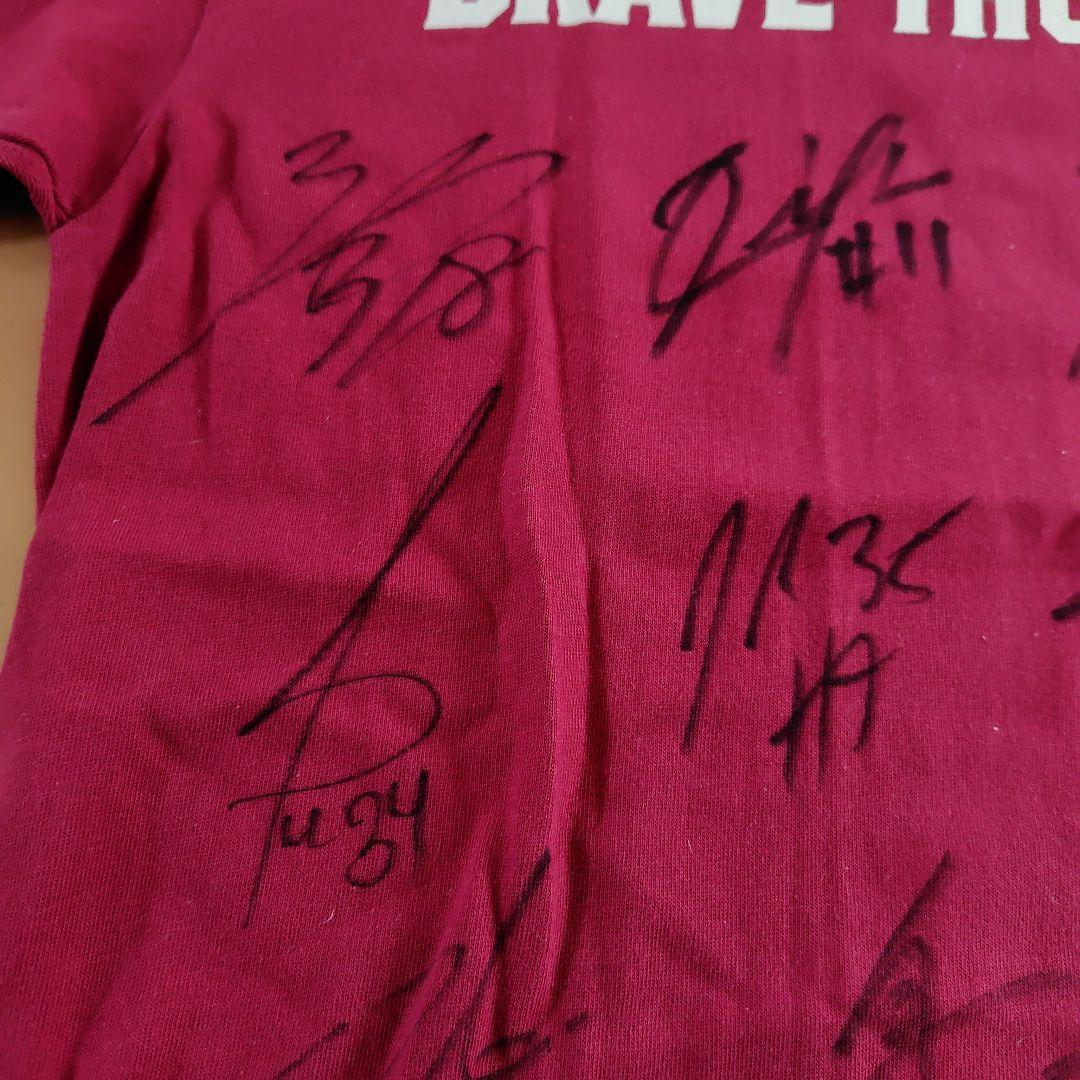 KAWASAKI BRAVE THUNDERS サイン入りTシャツ