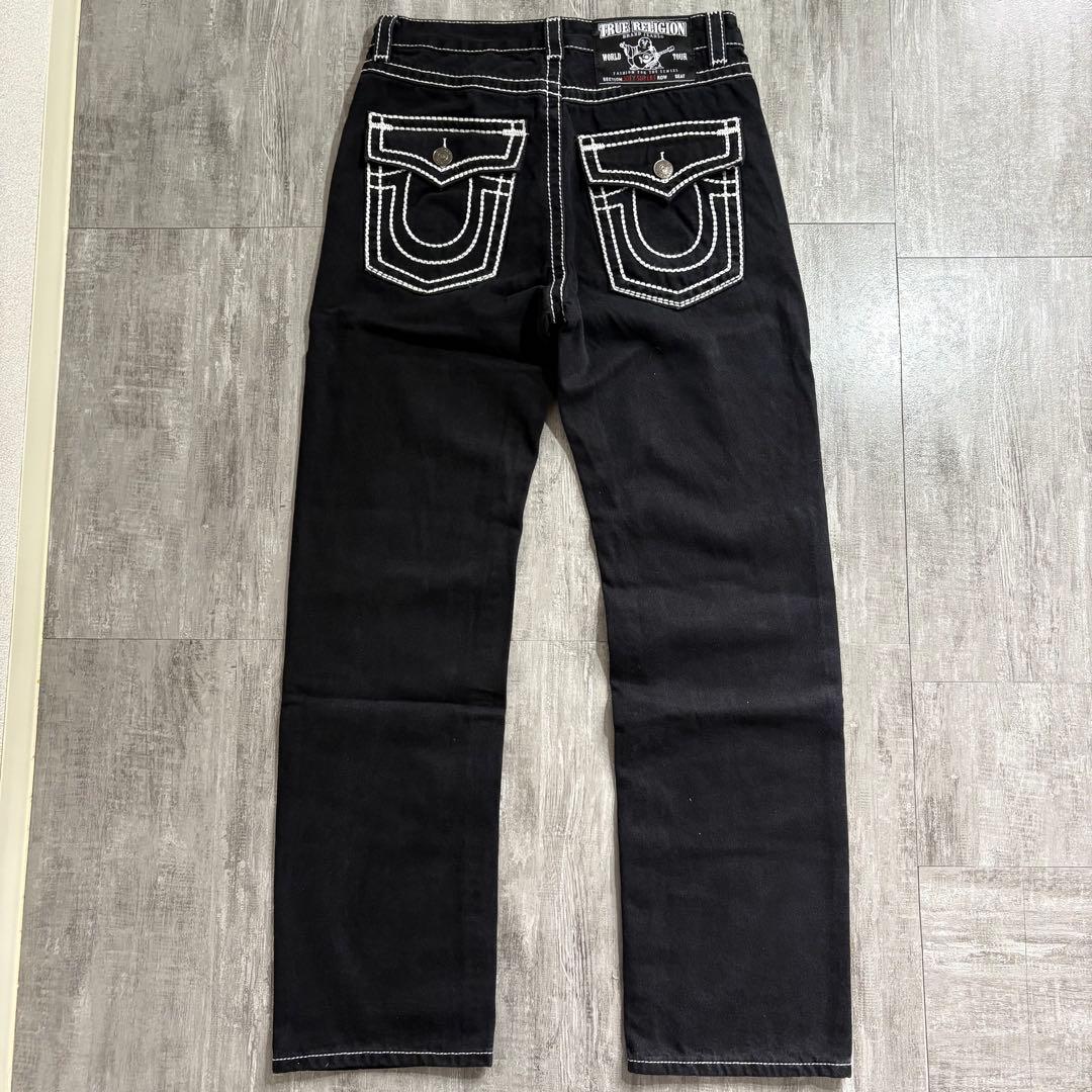 TRUE RELIGION Joey super T ブラックデニム　36
