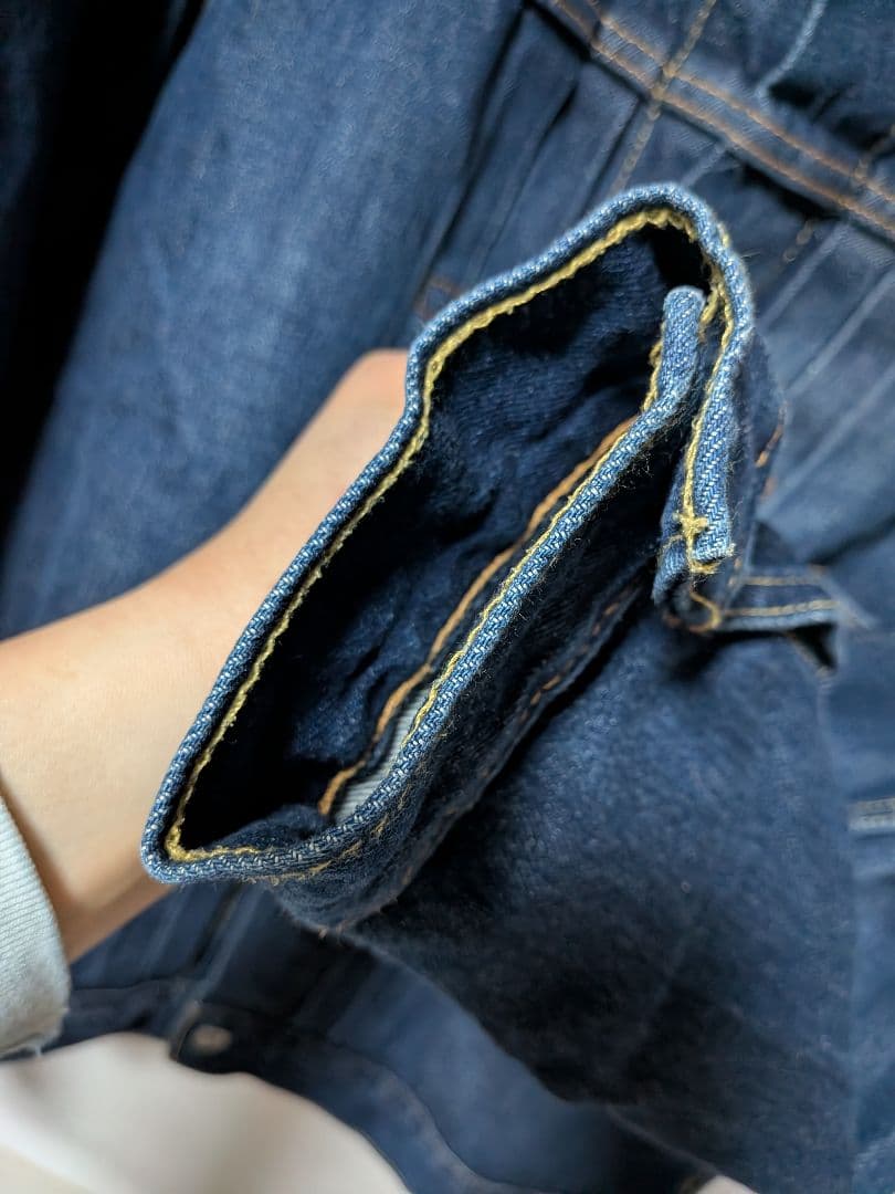 リーバイス　プレミアム　デニムジャケット　1st　大戦モデル　トラッカー　L