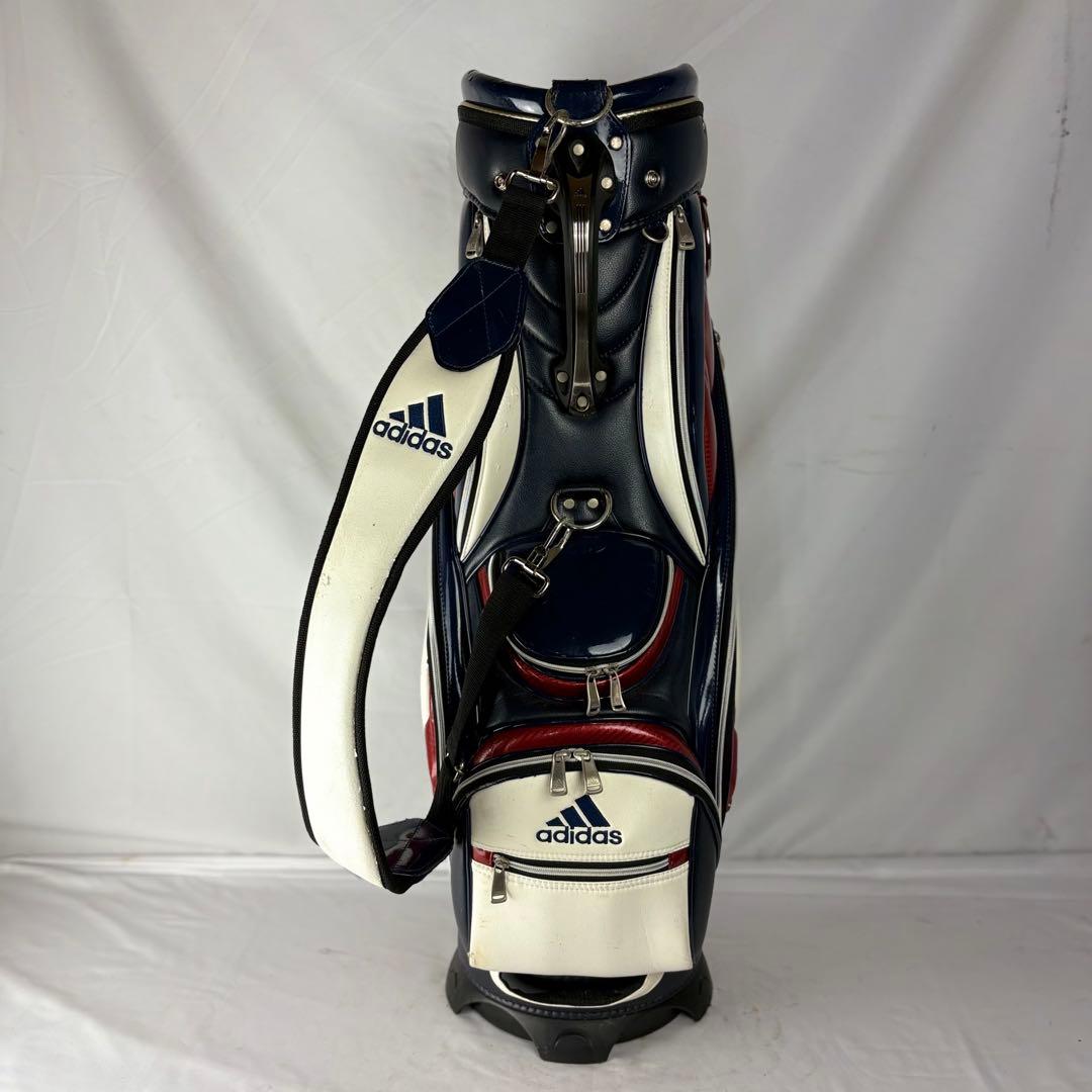 アディダス ゴルフバッグ adidas キャディバッグ 5分割 フード付き