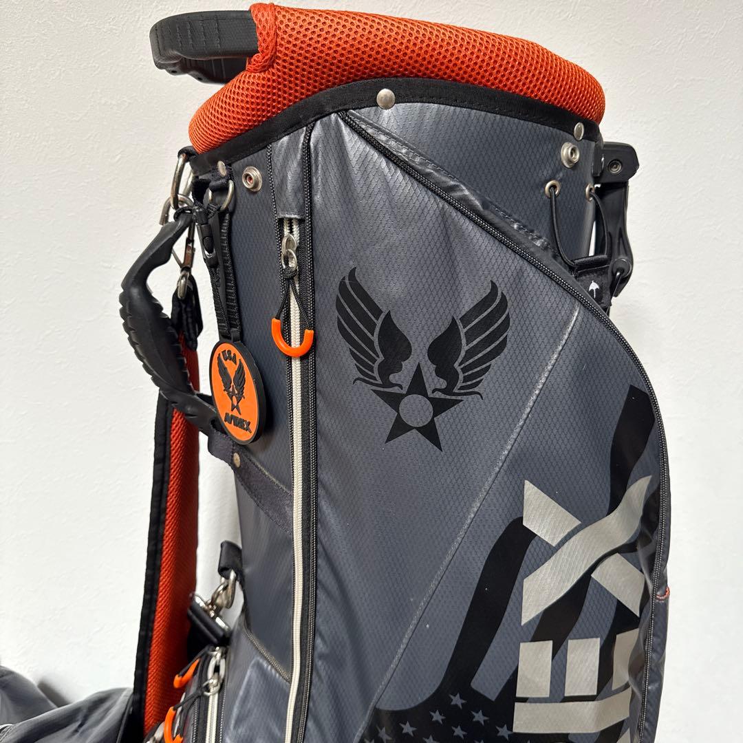 AVIREX ゴルフバッグ・キャディバッグ　ヘッドカバー付き