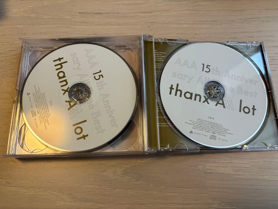 AAA 15th ANNIVERSARY thanx AAA lot 2点セット