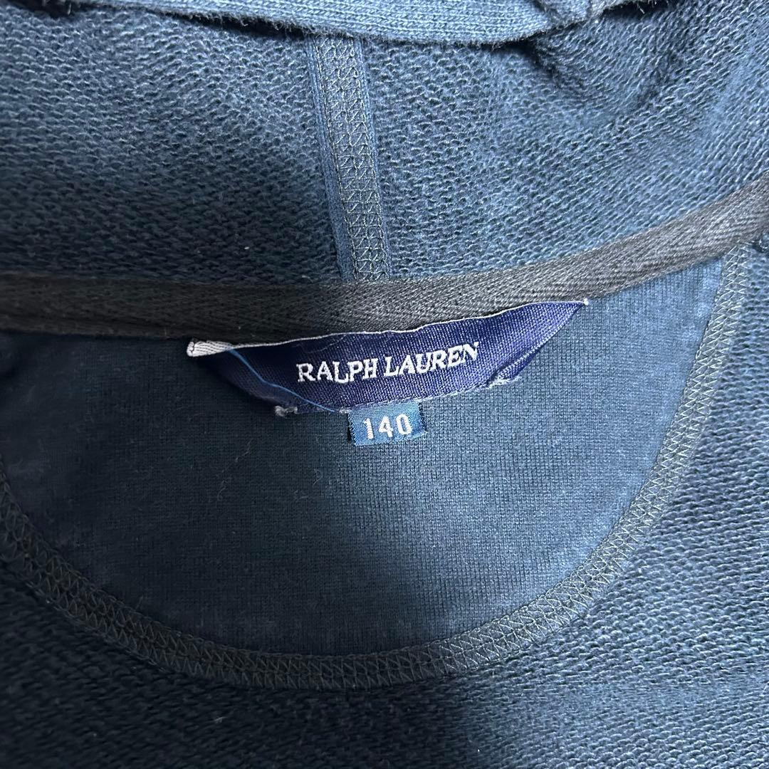 超希少 y2k ラルフローレン ジップパーカー ビッグポニー 黒 白 グランジ