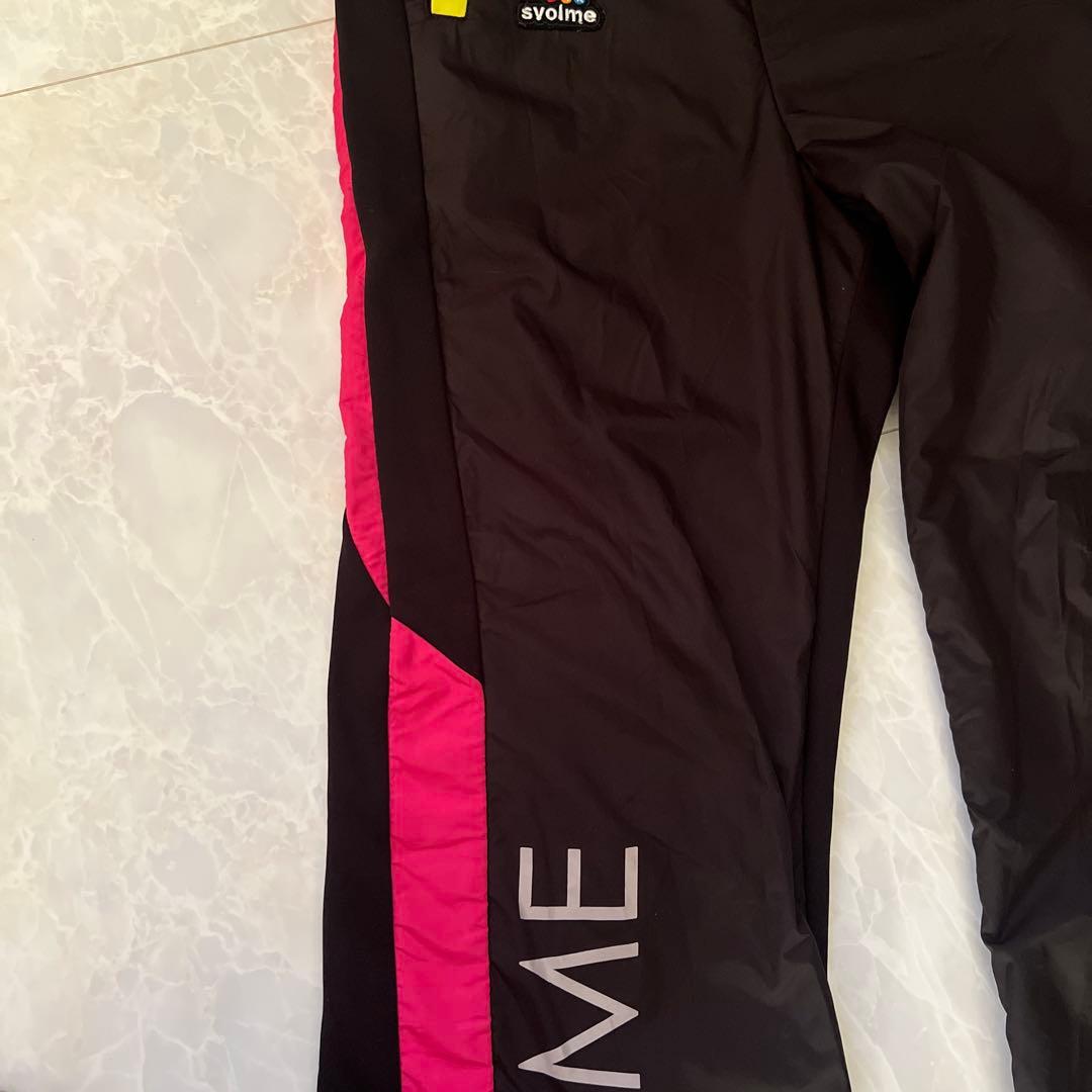 スボルメ SVOLMEドットピステ上下セット ブラック/マルチカラー