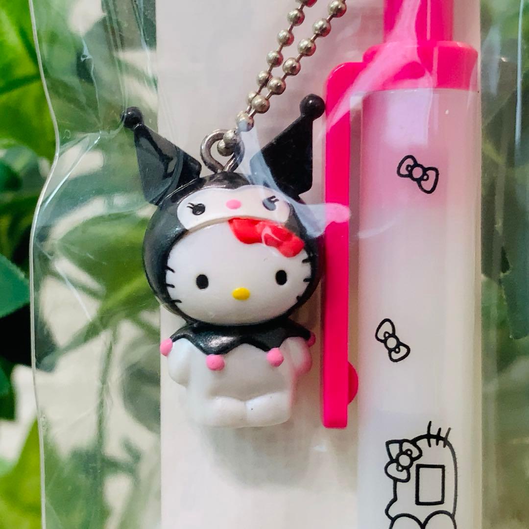 【激レア】ハローキティ　かぶりんぼ　ボールペン　クロミ　KABURINBO