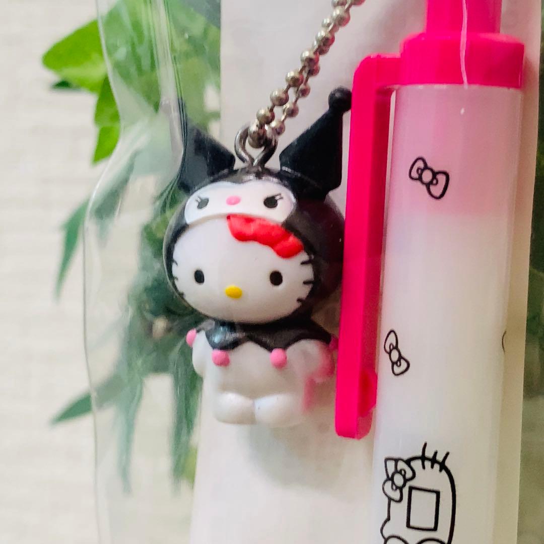 【激レア】ハローキティ　かぶりんぼ　ボールペン　クロミ　KABURINBO