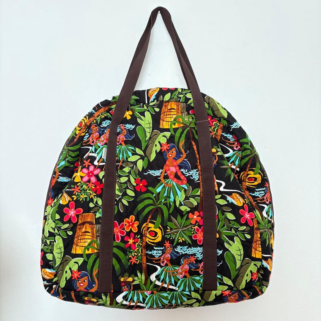 フラガール柄 ガーメントバッグ 衣装バッグ ドレスバッグ フラダンス ハワイアン