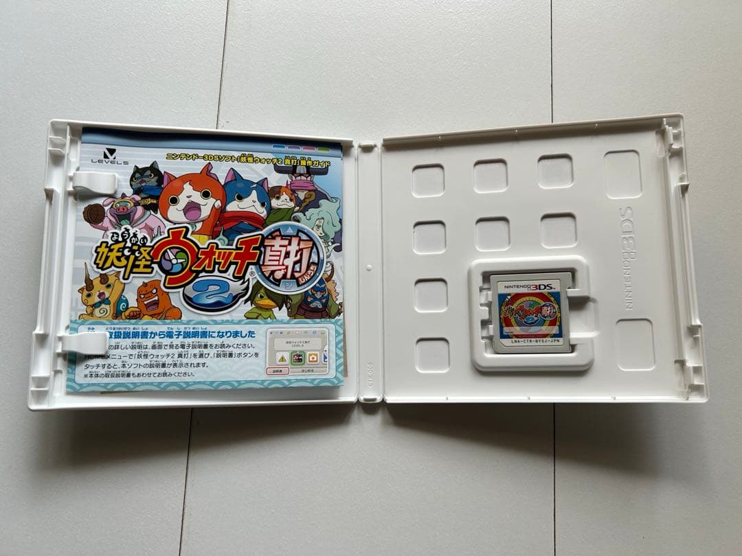 妖怪ウォッチ 真打 スキヤキ 3本セット ケース付 3DS 2DS 2dsll