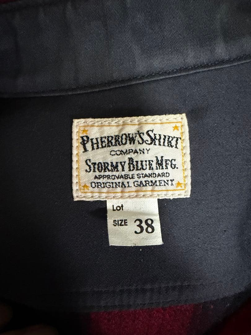 値下げ‼️PHERROW'S ウールシャツ サイズ38