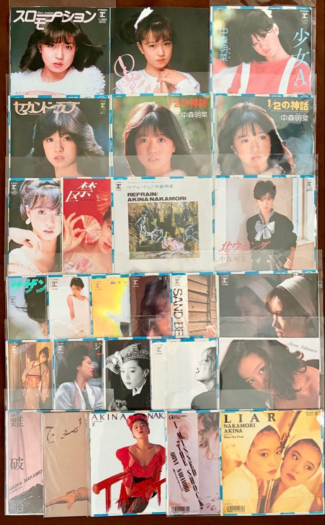 美盤美品 中森明菜epレコードTATOO スローモーション LIAR他25枚