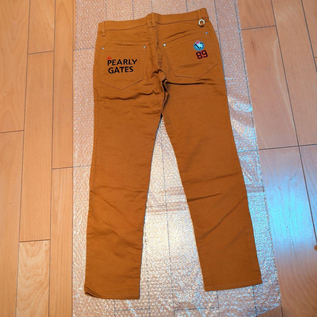 パーリーゲイツ　パンツ　メンズ　ゴルフ　カーキ色