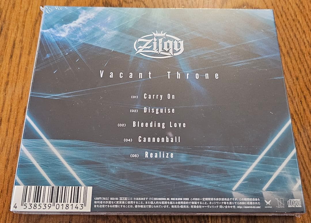 新品未開封　Zilqy Vacant Throne　ポストカード付