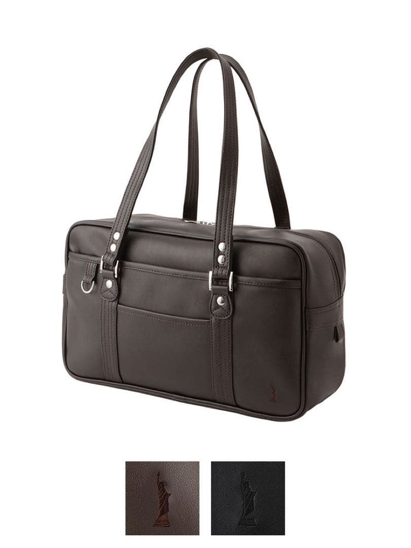 EASTBOY イーストボーイ　スクールバッグ　合皮　女神　茶色　ブラウン