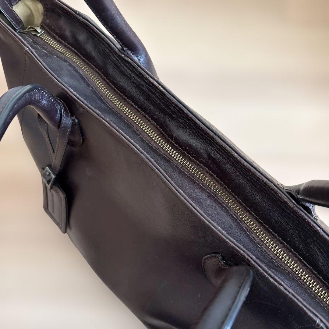 2024年購入 マザーハウス アンティークキャリアトートバッグ　ダークブラウン