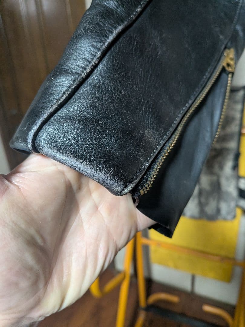 Vanson Leathers シングルライダースジャケット 40