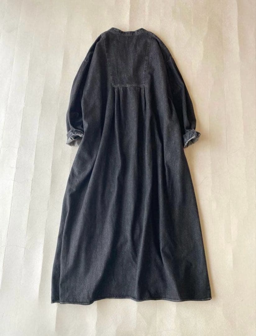 スタディオクリップ studio CLIP ブラックデニムサックワンピース