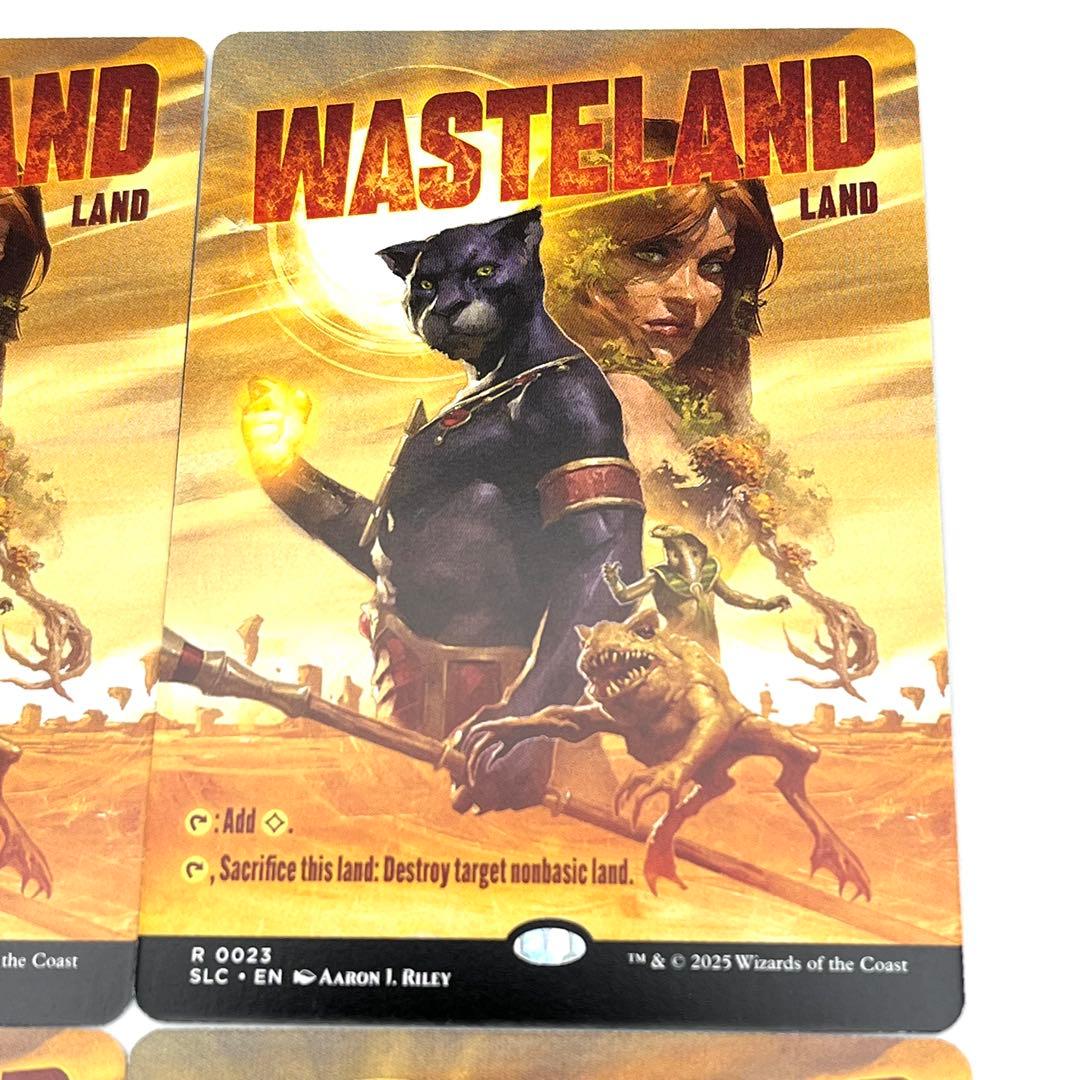 不毛の大地 4枚セット　SecretLair　英語　MTG