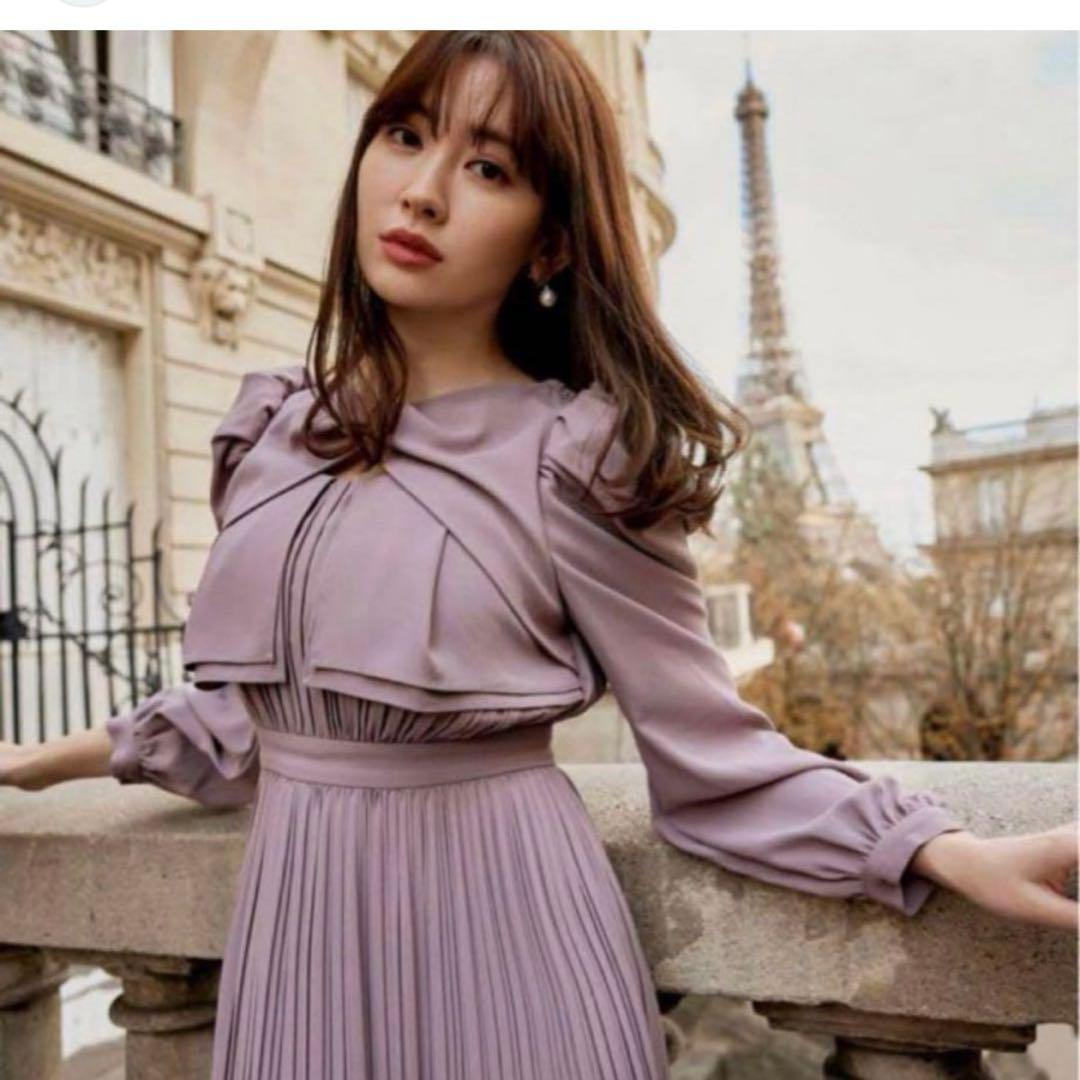 ワンピース Her lip to La Rochelle Pleated Dress