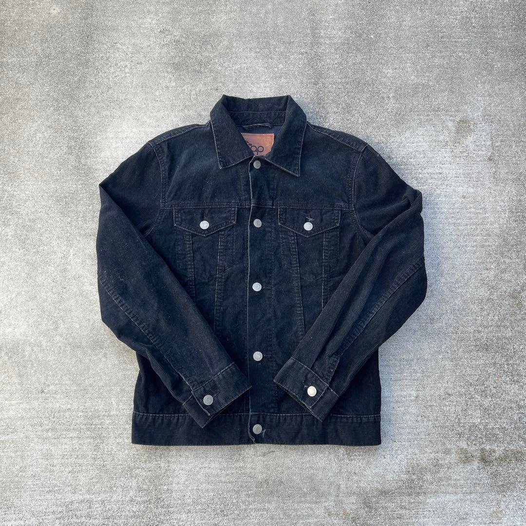 00s OLD GAPかつきくん Corduroy jacket denim短丈