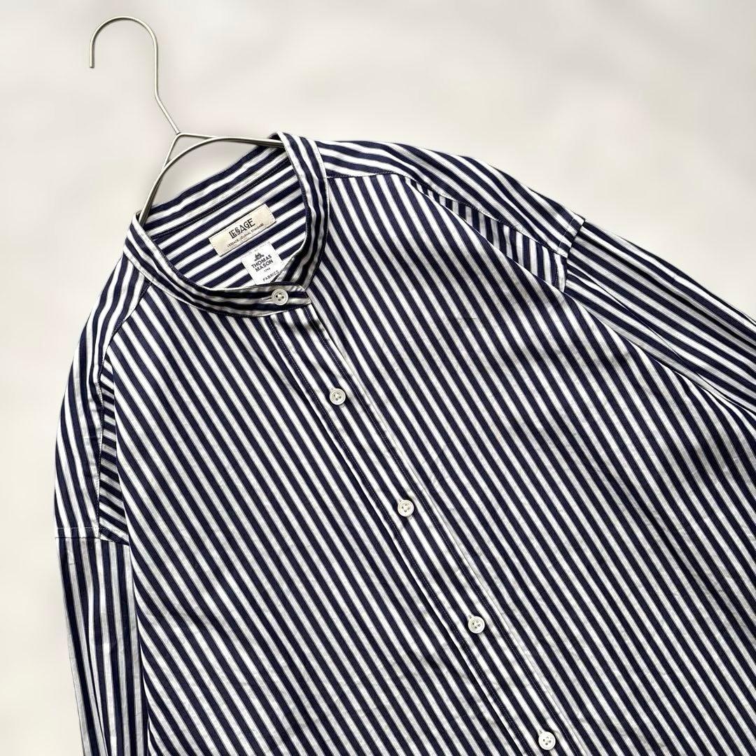 ジャーナルスタンダード レサージュ トーマスメイソン スタンドカラーシャツ