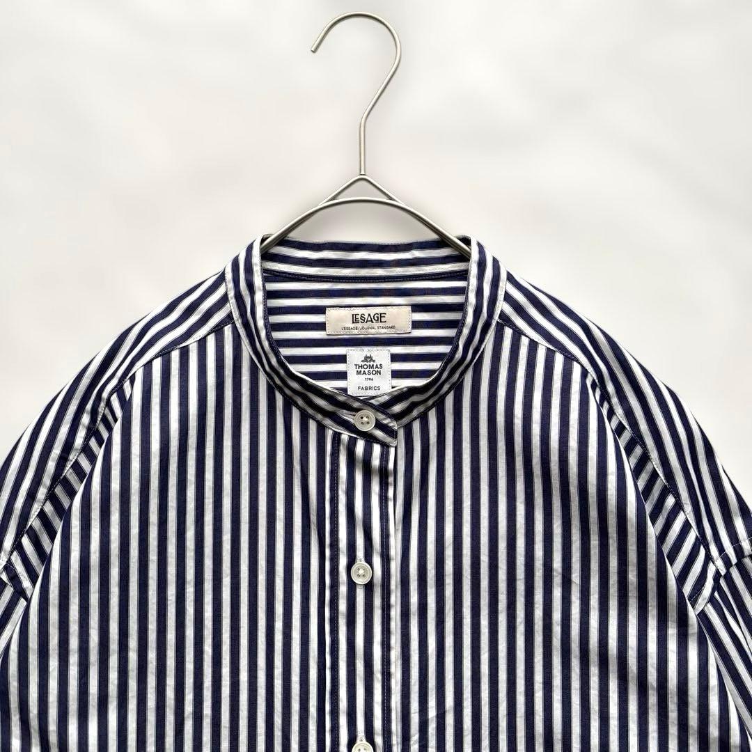 ジャーナルスタンダード レサージュ トーマスメイソン スタンドカラーシャツ