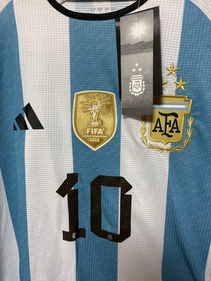 ら*。様 adidas アルゼンチン代表 メッシ シャツ 10番