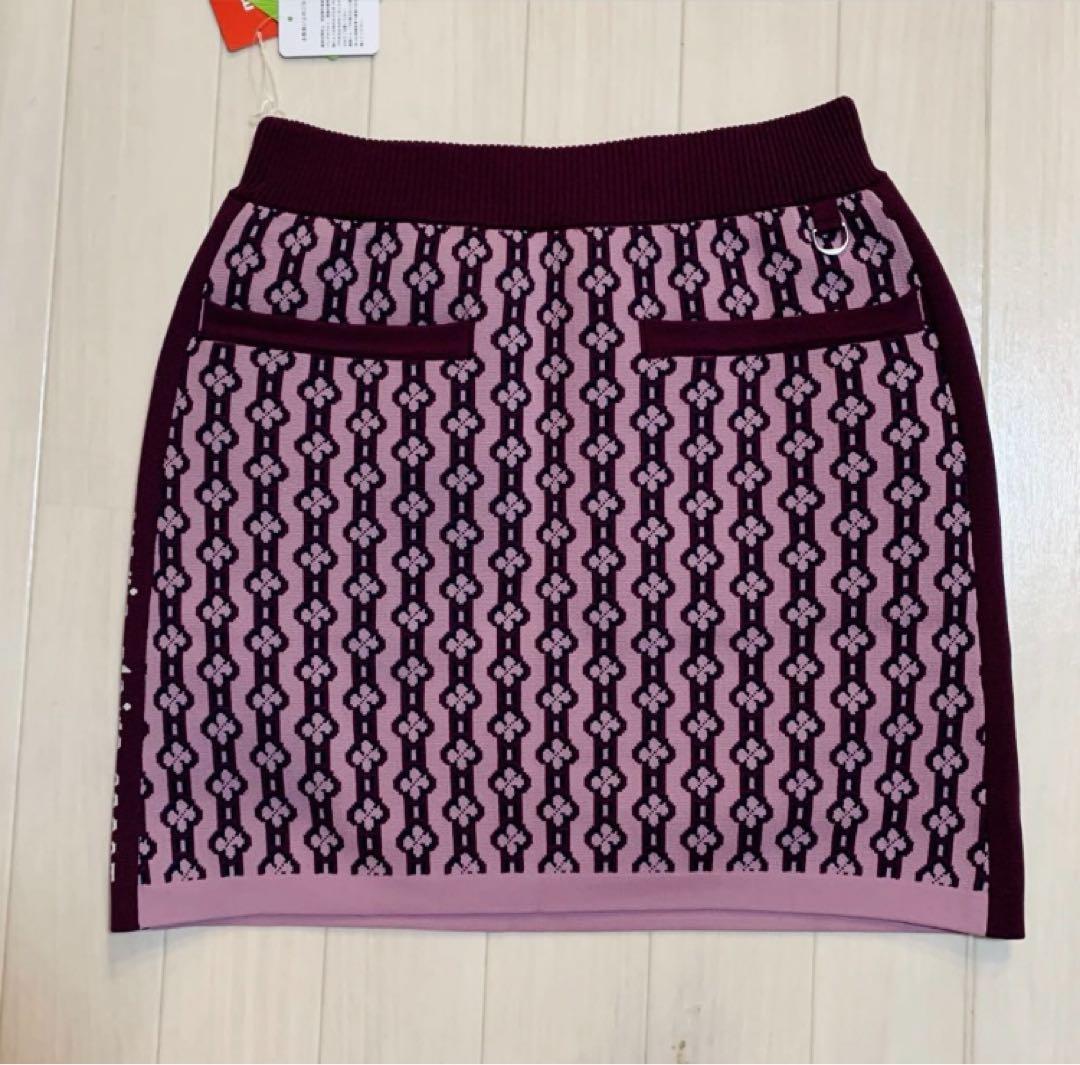 新品■22,880円【マリクレール 】M レディース　半袖セーター 、スカート